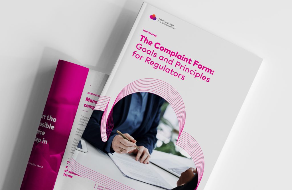 The Complaint Form: Goals and Principles for Regulators